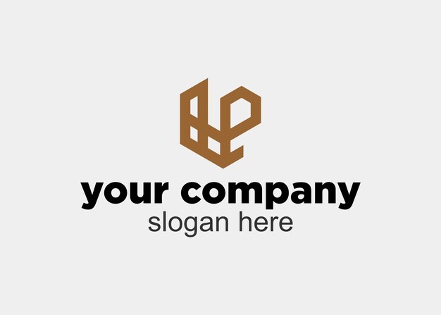 logo BE letter company name