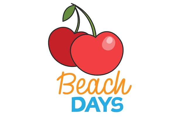 A logo for beach days