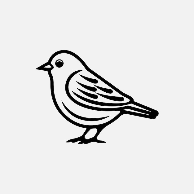 Logo Bird elegant icon