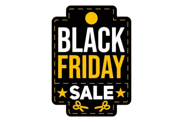 Logo vendita del black friday 33