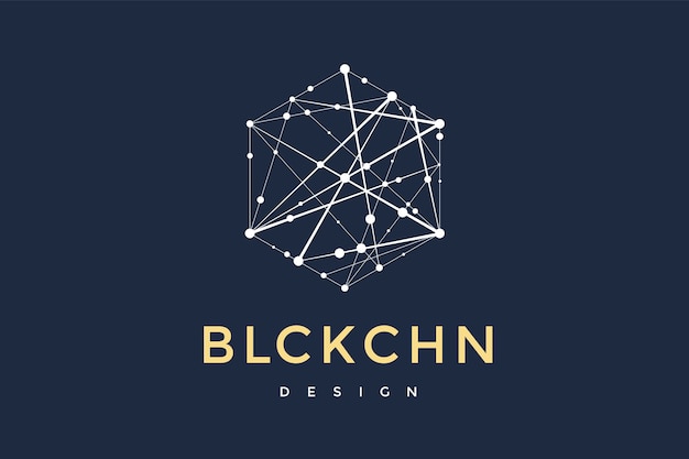 Logo per la tecnologia blockchain.