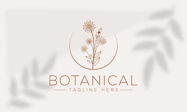 Logo for a botanical logo