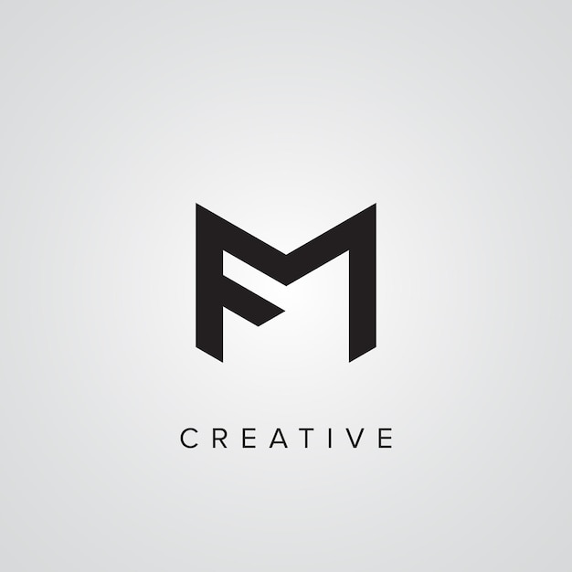 A logo for a brand called fm creative.