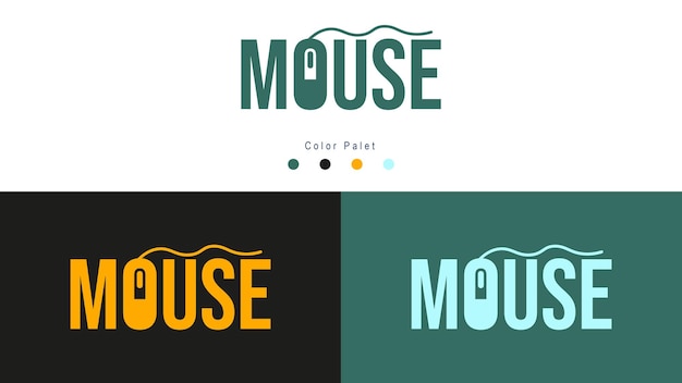 Premium Vector | Logo for a brand called mouse