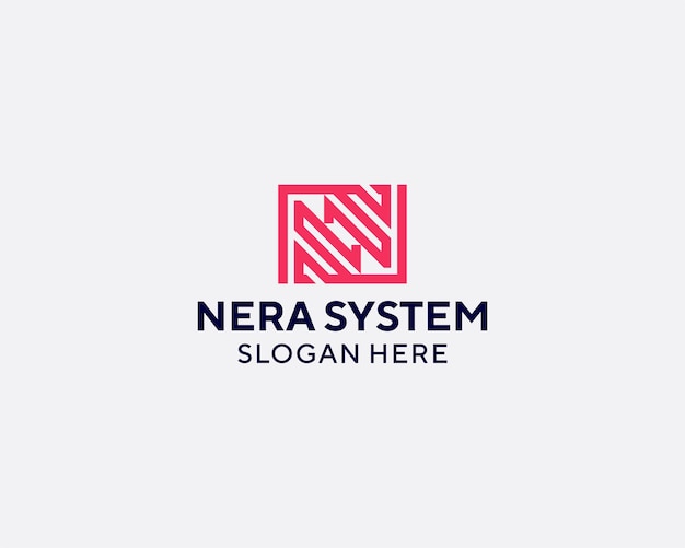 Vector a logo for a brand called nea system.