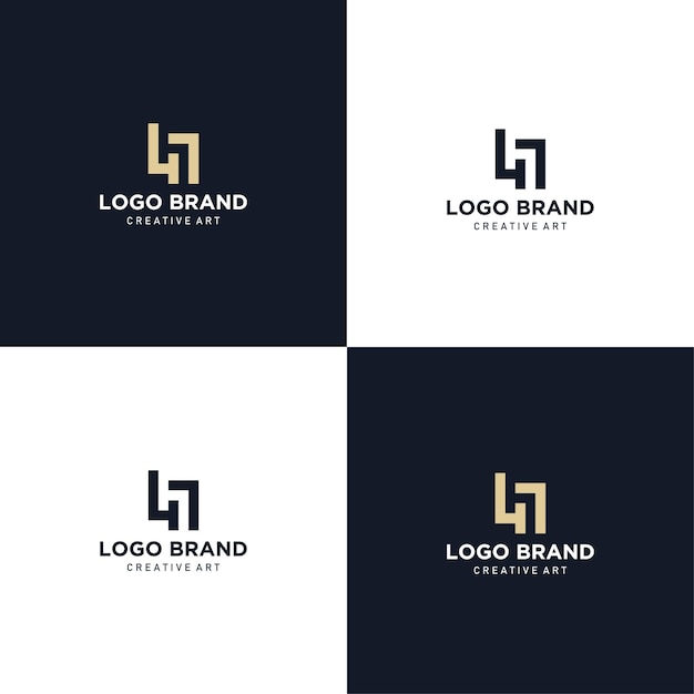 Vettore logo branding business design professionale moderno