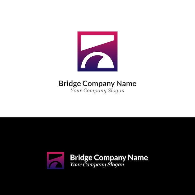 Vector logo bridge-bedrijf