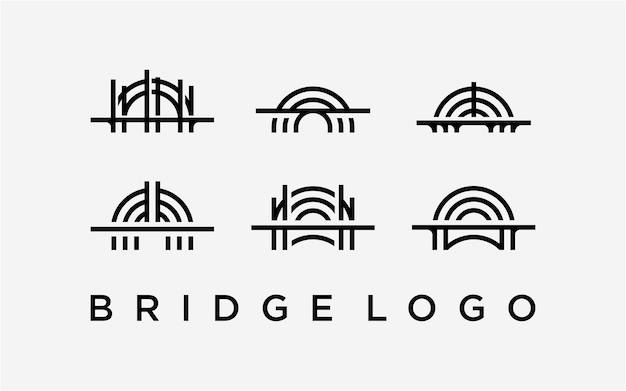 LOGO BRUG EENVOUDIGE LIJN MODERN