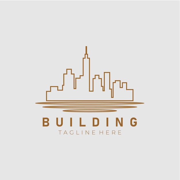 Logo for a building that says building on it
