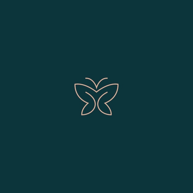 logo butterfly design art template