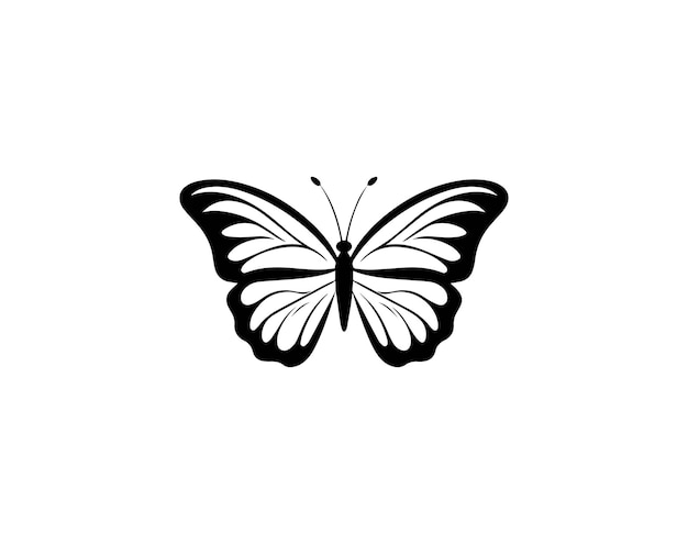 Logo Butterfly Template vector icoon illustratie ontwerp