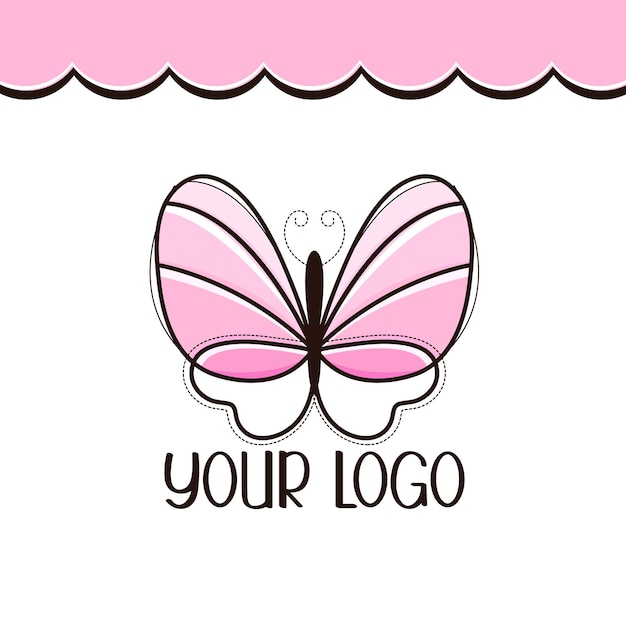 Vector logo butterlfly vector illustration