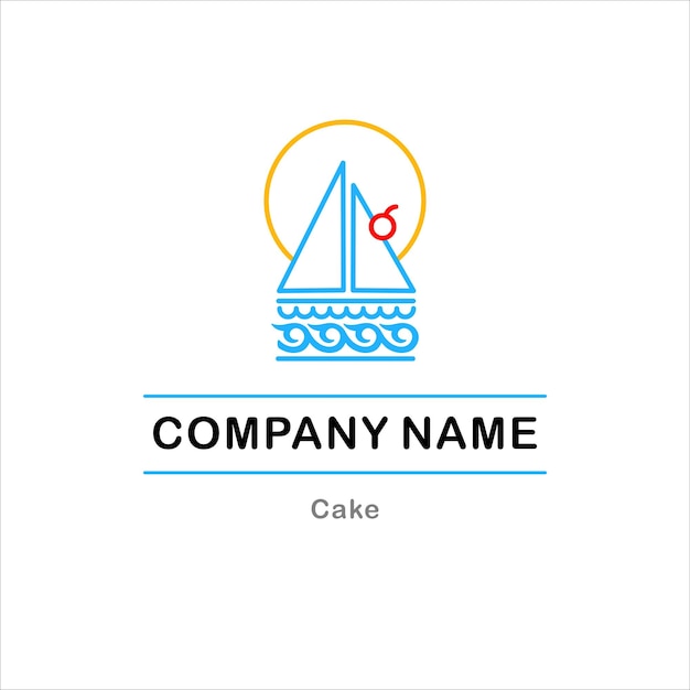 Vector logo cake