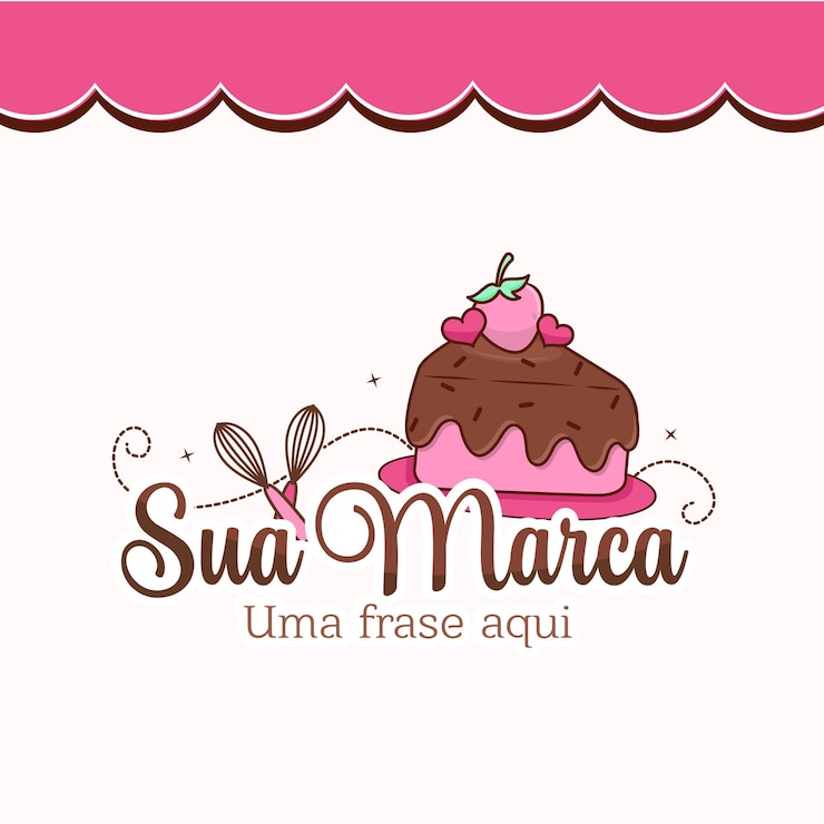 Vector logo-cakeontwerp vector