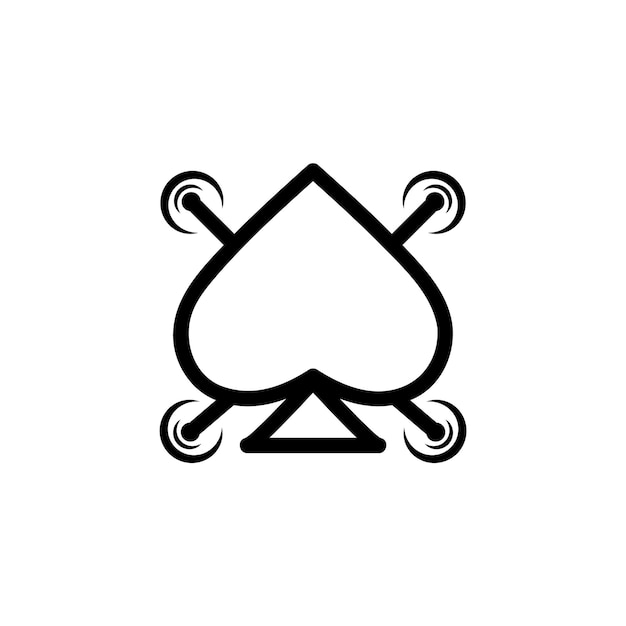 A logo for a card game called ace of spades