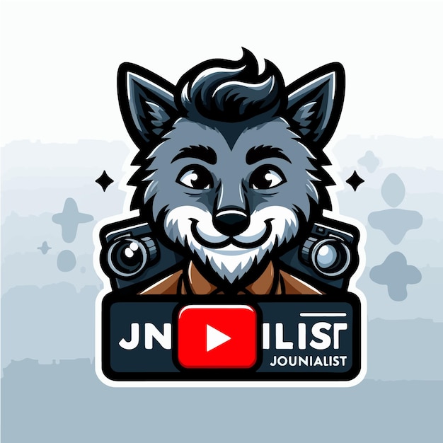 Vector logo_cartoon_animal_youtube