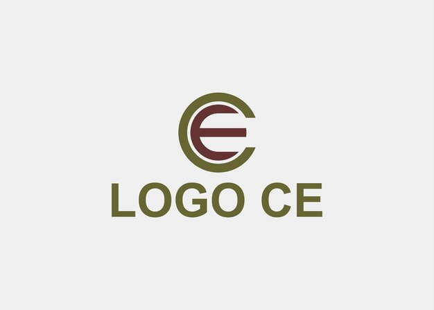 Logo ce cerchio nome azienda