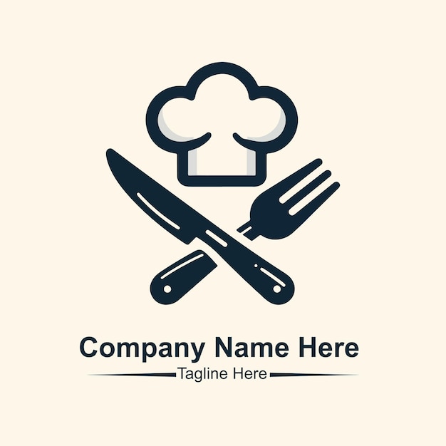 a logo for a chefs name here here