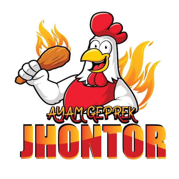 Vector logo chicken