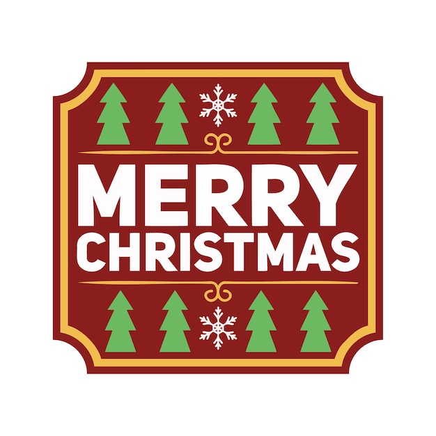 Vector logo christmas merry christmas 16