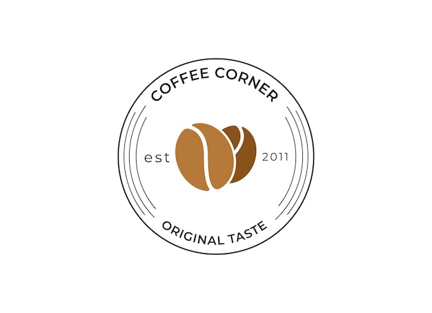 A logo for coffee corner original taste