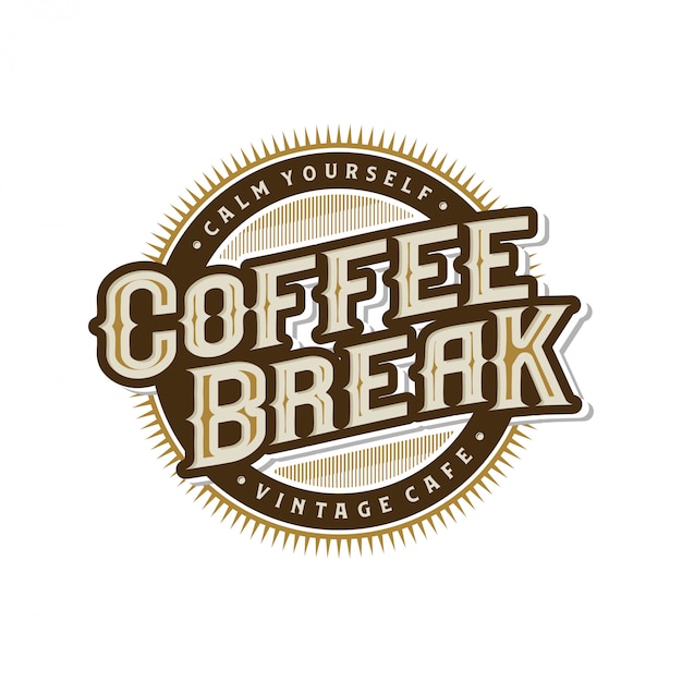 Premium Vector | Logo for coffee shops or coffee product label