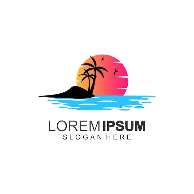 Logo color sunset