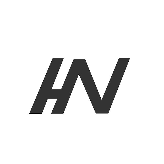 Logo combinatie letter Hn