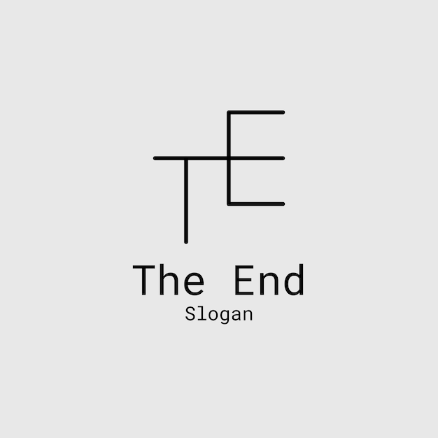 2 つの単純な大文字を形成する線を組み合わせたロゴ。