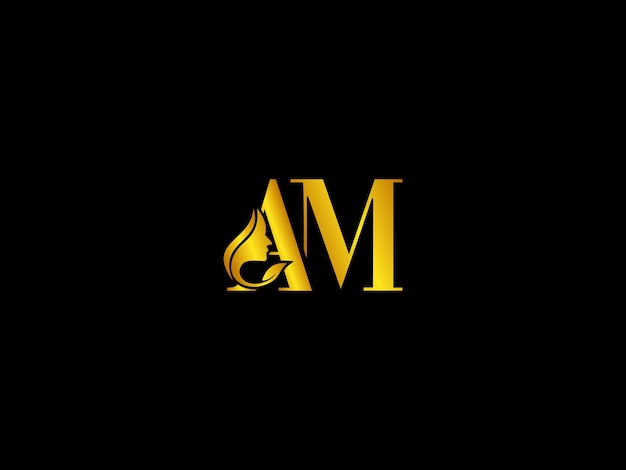 A logo for a company called am