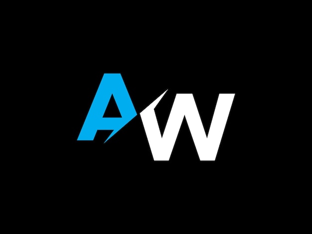 A logo for a company called aw