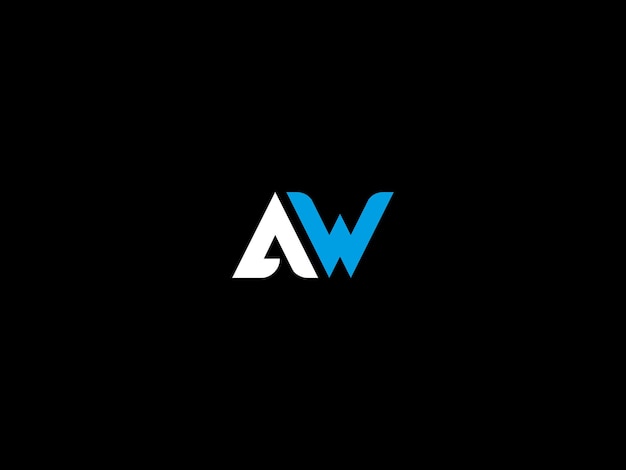 Логотип для компании под названием aw