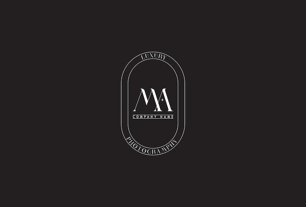 Logo for a company called the company MA minimalist logo design company logo design