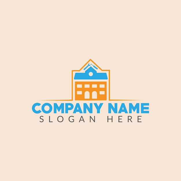 Vettore un logo per un'azienda chiamata nome dell'azienda