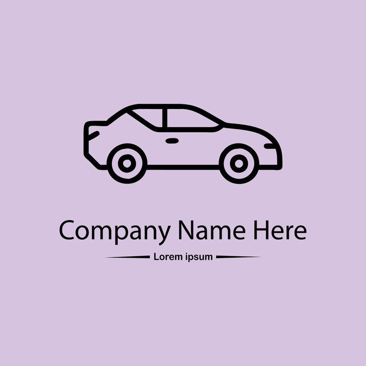 Vector a logo for a company called quot company quot on a purple background