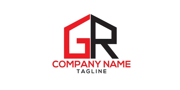 A logo for a company called gr name