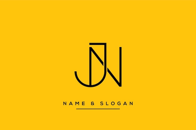 Vector logo for a company called jn