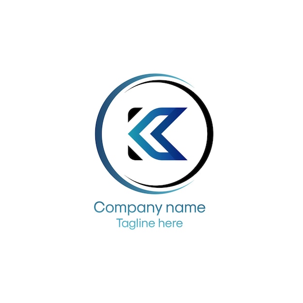 A logo for a company called kk.