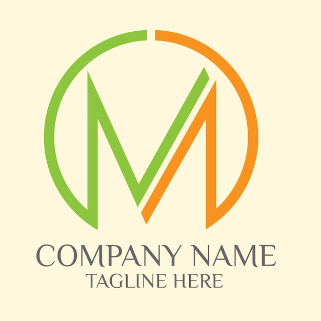 Un logo per un'azienda chiamata m.