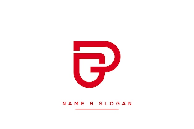 Logo for a company called p and slogan