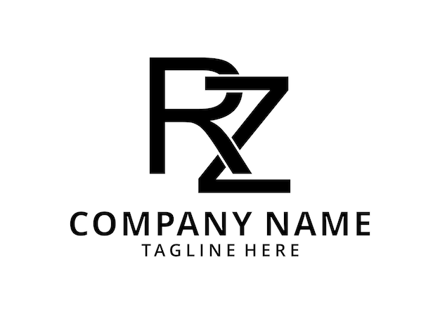 Logo for a company called rz.