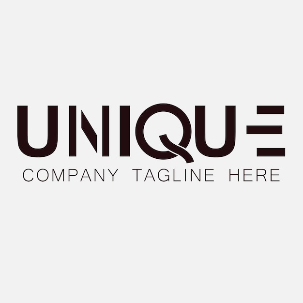 a logo for an company called unique company