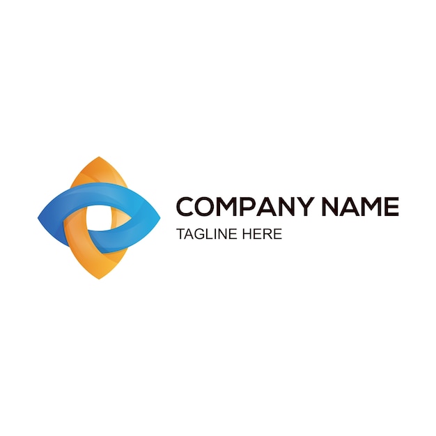 logo company group colorful 3d