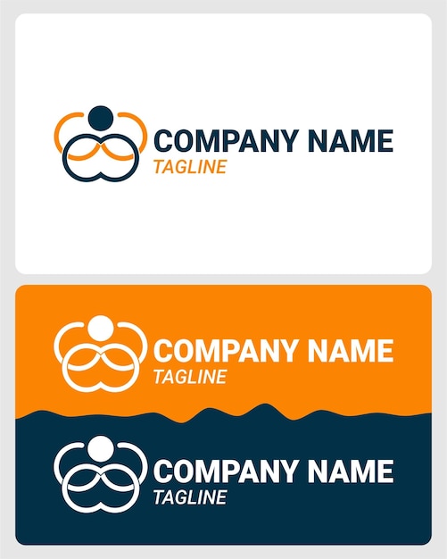 Vector a logo for company name is shown in orange and blue.