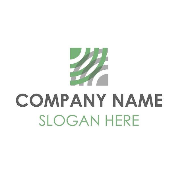 Logo company and slogan space