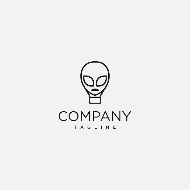 Logo company tagline design art template