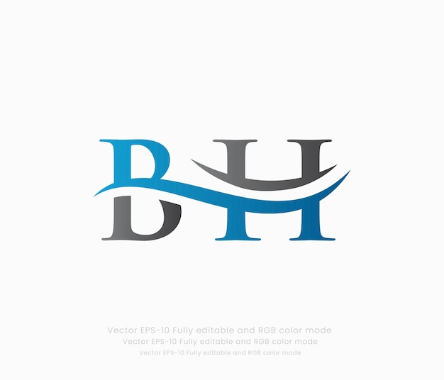 Logo for a company that is bh and bh