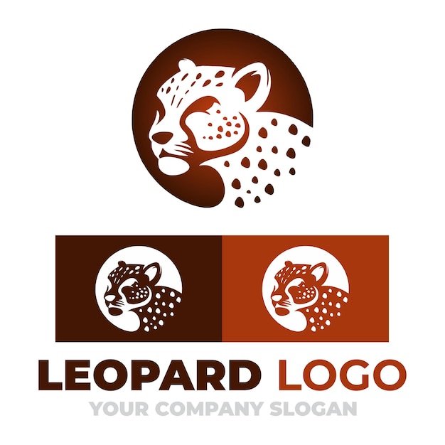 Vettore un logo per un'azienda che è un leopardo.