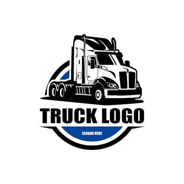 A logo for a company that says truck logo