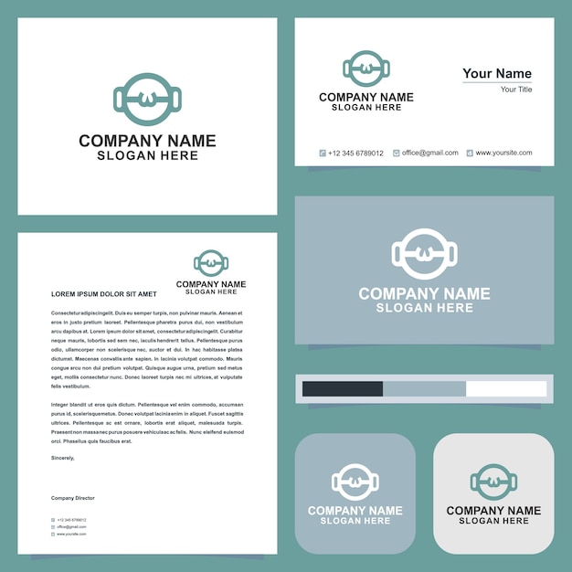 logo cook and business card
